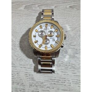 Vintage Invicta 5272 Men's Quartz Chronograph Wristwatch New Battery
